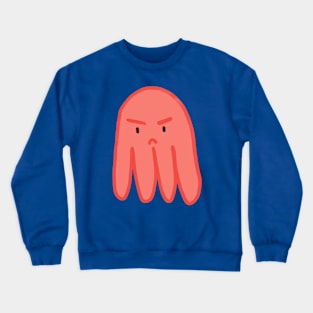 Grumpy Octo - peeved peach Crewneck Sweatshirt